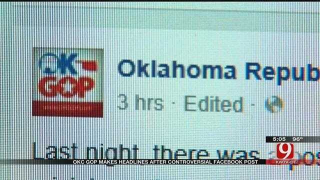 OK GOP Making Headlines After Controversial Facebook Post