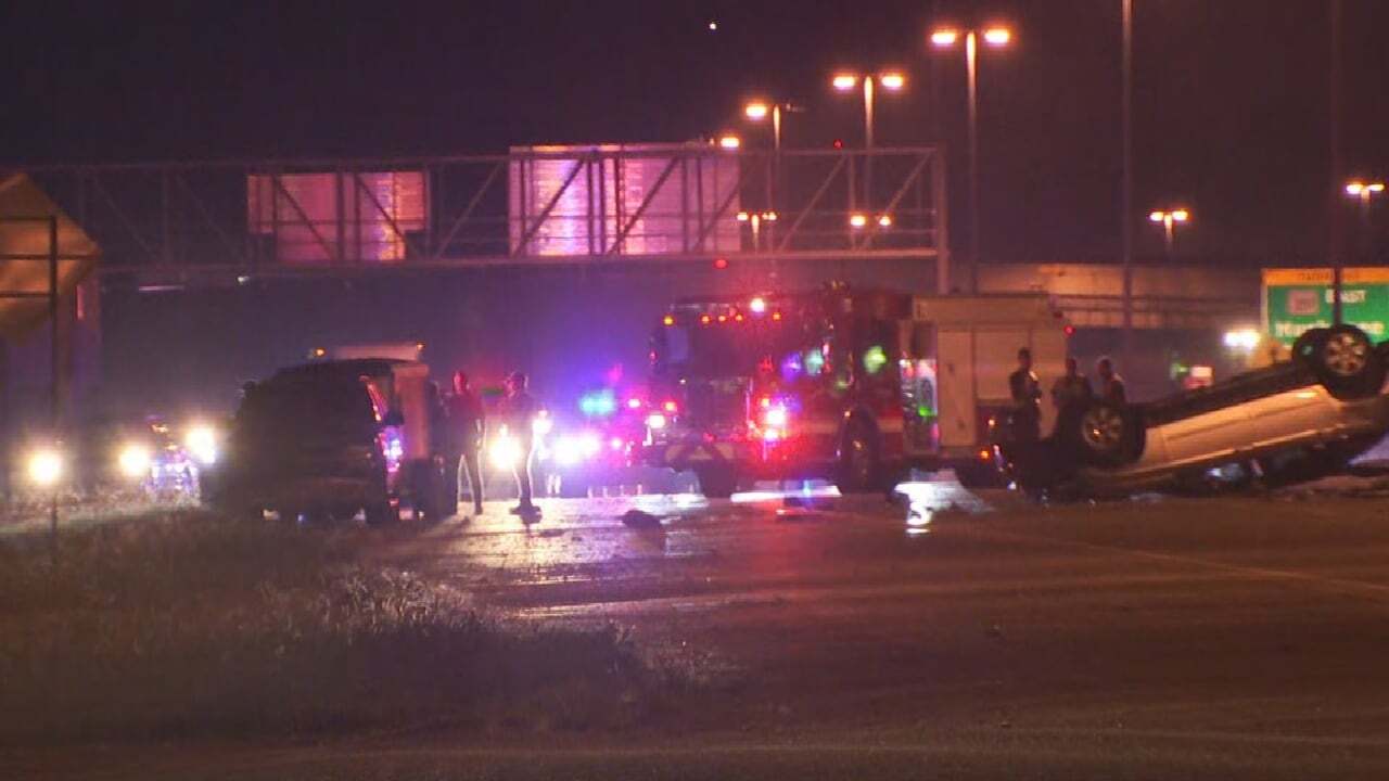 1 Killed After 3-Car Crash On Broken Arrow Expressway