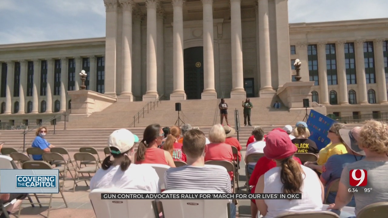 Gun Control Advocates Rally For 'March For Our Lives' In OKC