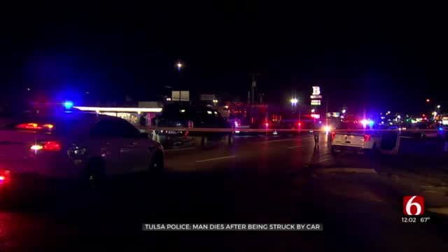 Tulsa Police: Man Killed After Being Struck By Car 