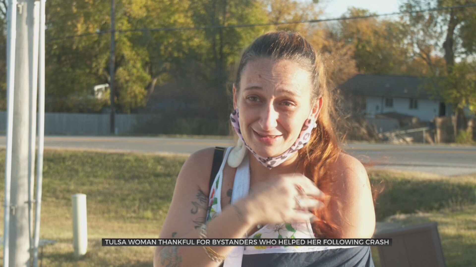 Tulsa Woman Thankful For Bystanders Who Helped Her After Car Crash 