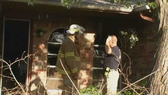 WEB EXTRA: Video From Scene Of Tulsa House Fire On South 126th East Avenue