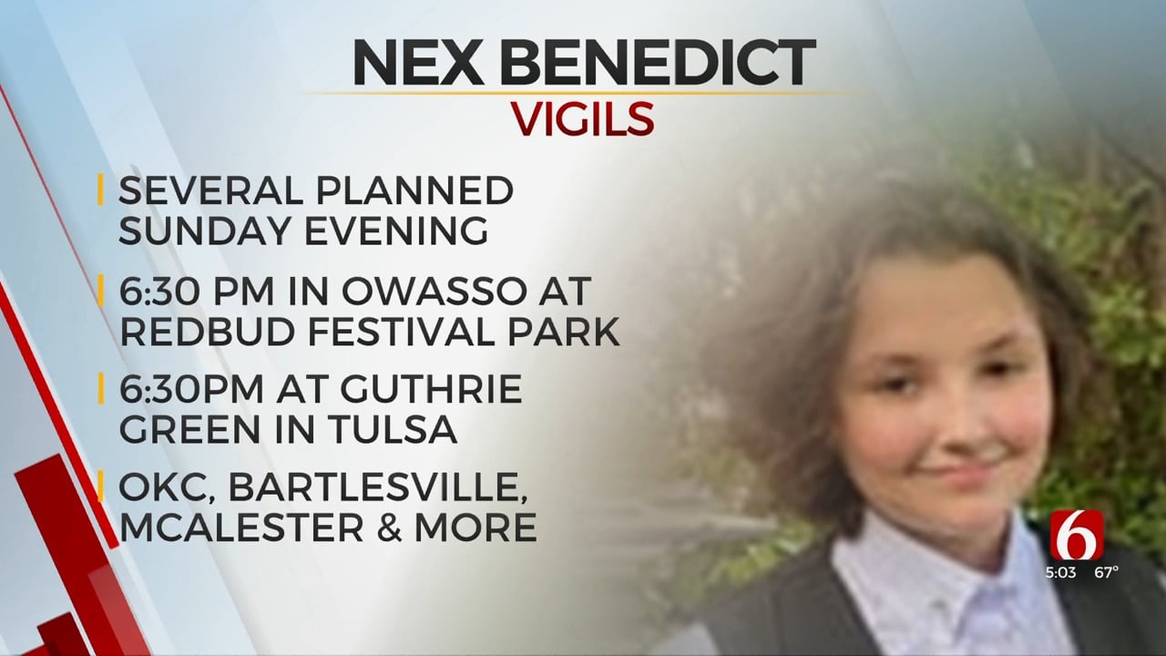 Community Vigils Planned As Oklahomans Honor Nex Benedict's Life