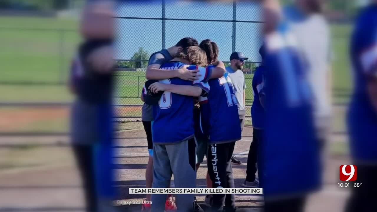 Local Community & Baseball Team Honor Family Killed In SW OKC