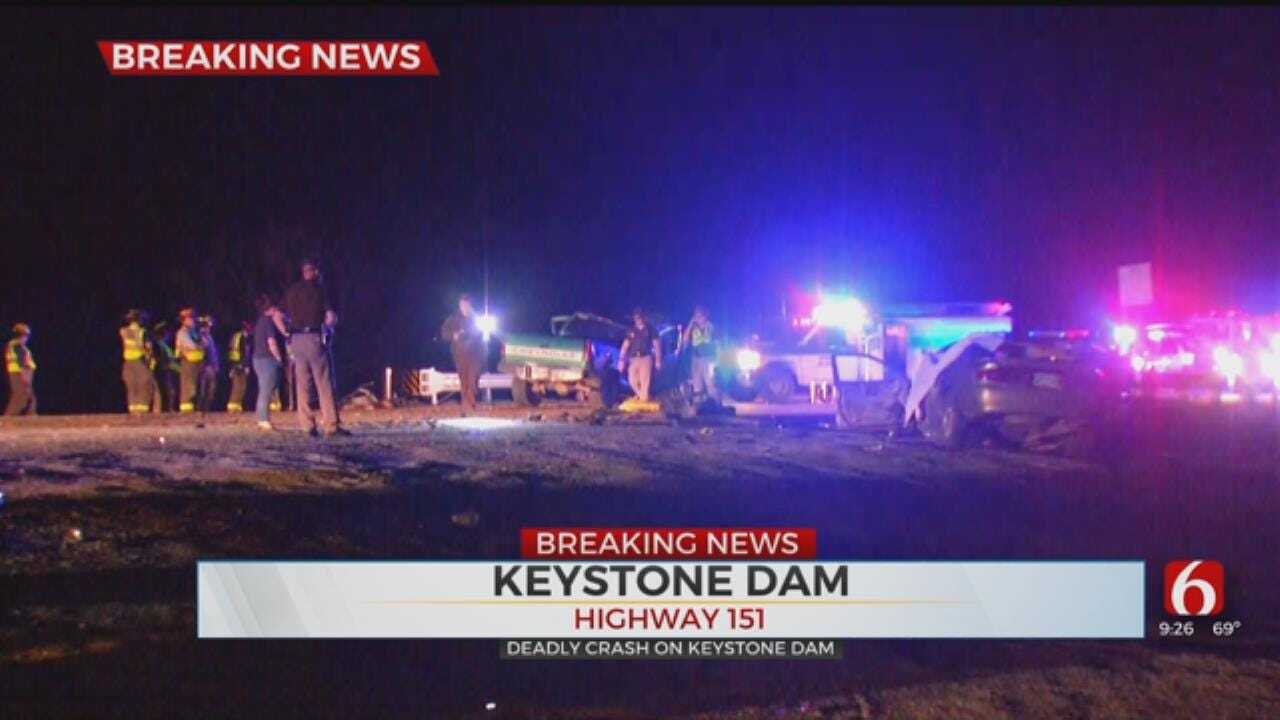 Keystone Dam Closed By Fatal Wreck, OHP Says