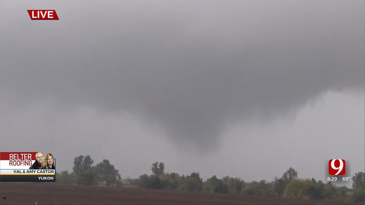Severe Storms Produce Brief Tornado In Central Oklahoma