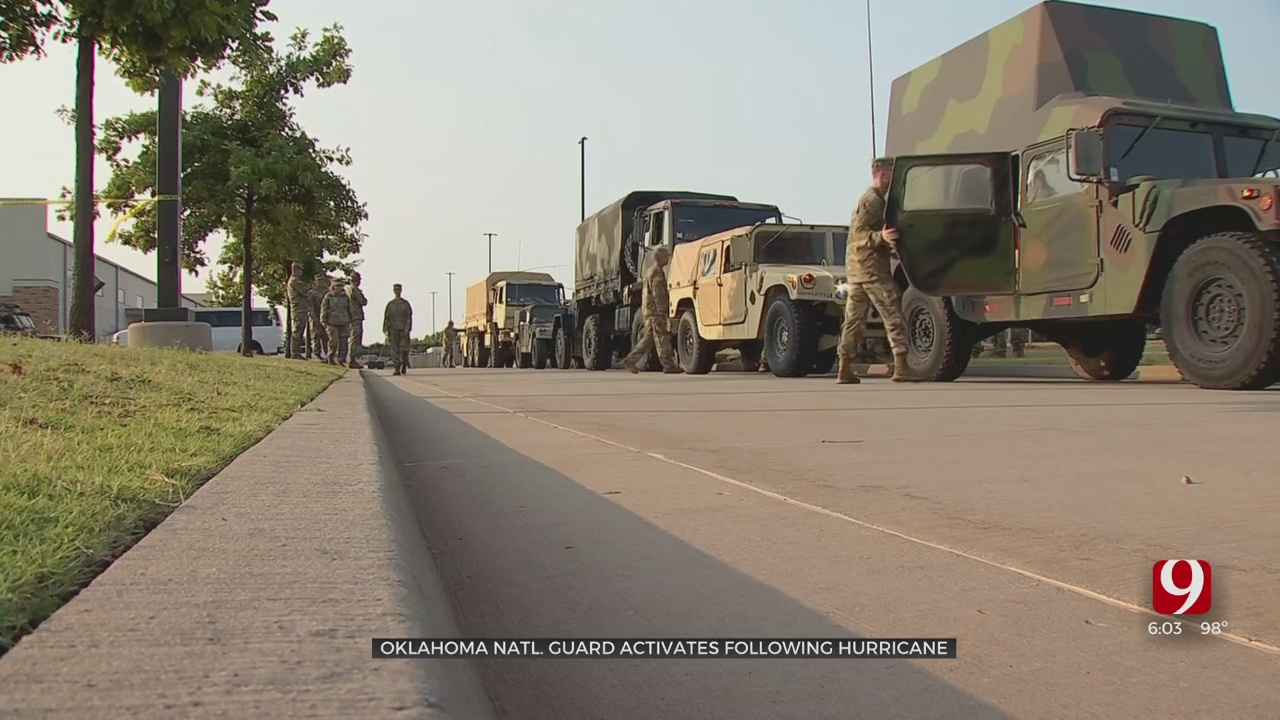 Oklahoma National Guard, Task Force 1 Helping With Hurricane Relief Efforts In Louisiana