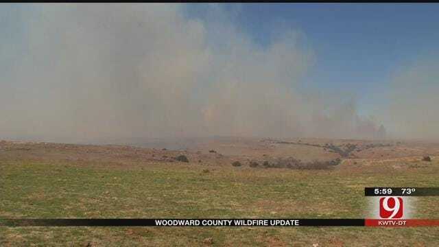 Wildfire Still Smolders Across NW Oklahoma