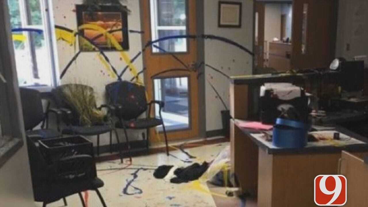 Surveillance Video Of Vandals Destroying OKC Elementary School Released