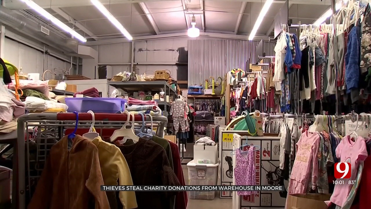 Thieves Steal Charity Donations From Warehouse In Moore