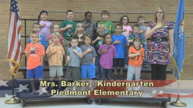Mrs. Barker's Kindergarten Class At Piedmont Elementary School