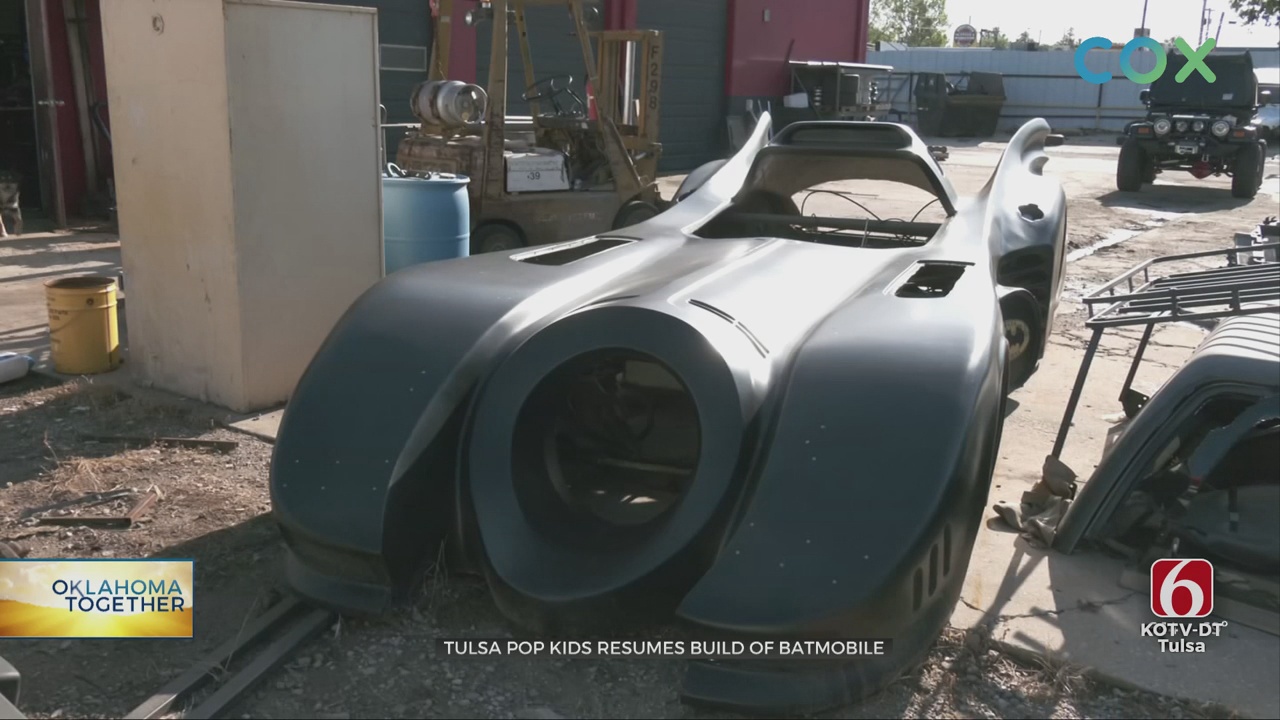 Oklahoma Together: Tulsa Pop Kids Volunteers Continue Work On Batmobile Project