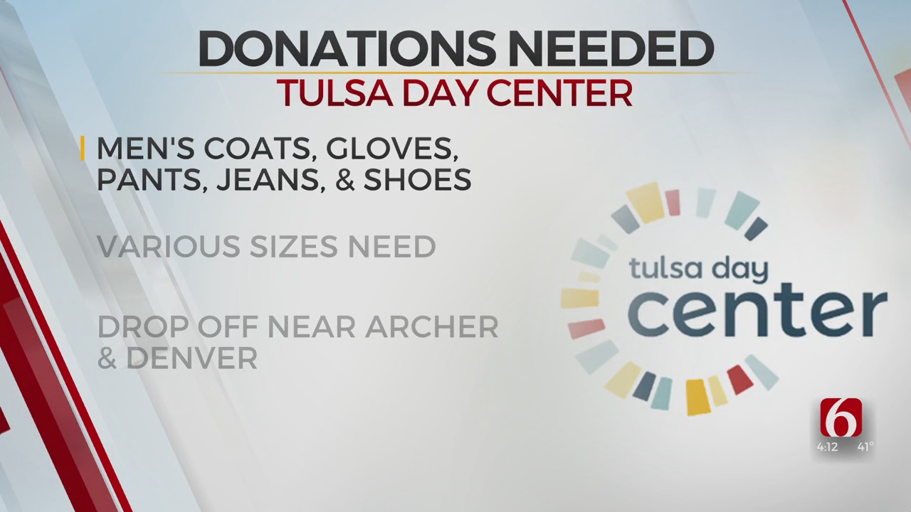 Tulsa Day Center In Need Of Donations Ahead Of Winter Weather