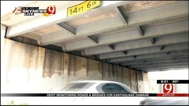 ODOT Monitoring Roads, Bridges For Earthquake Damage