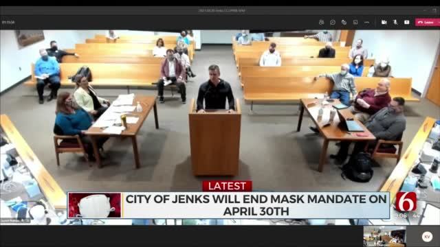 Jenks City Council Votes In Favor Of Mask Mandate Removal