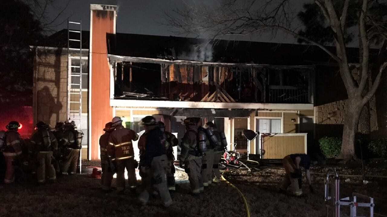 Several People Displaced By Tulsa Apartment Fire