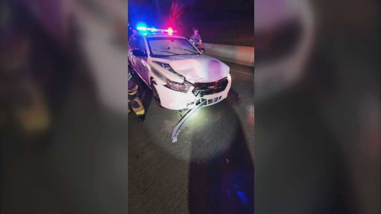 Wrong-Way Driver Crashes Into 2 Police Vehicles, Arrested For DUI