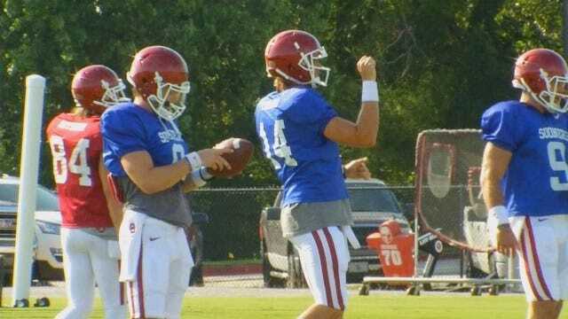 Stoops, Riley Talk Mayfield Decision