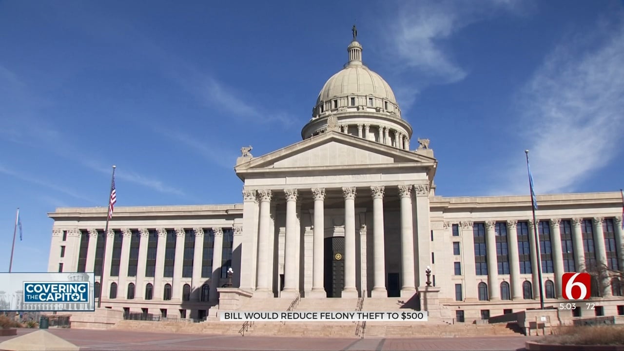 Bill Making Thefts Of $500 Or More A Felony Passes To Oklahoma Senate