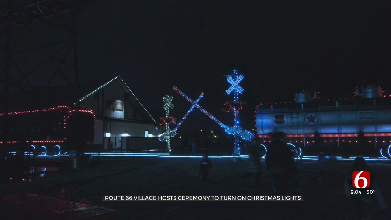 Route 66 Village Hosts Ceremony To Turn On Christmas Lights