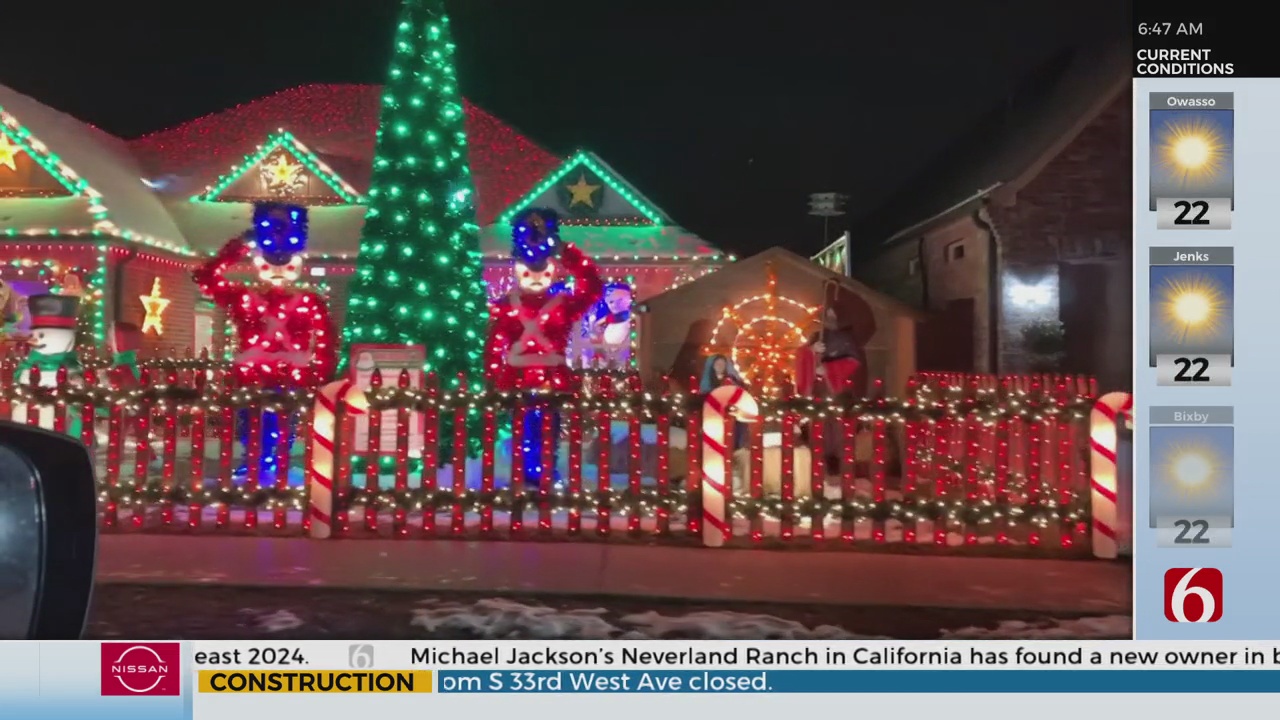 Jenks Man Discusses Winning 'The Great Christmas Light Fight' Competition