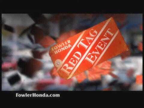 Fowler Honda: Red Tags