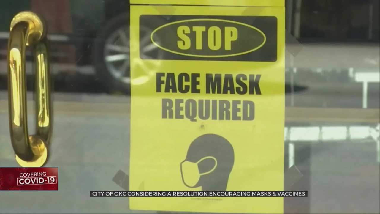 OKC City Council To Consider A Resolution To Encourage Masks & Vaccines