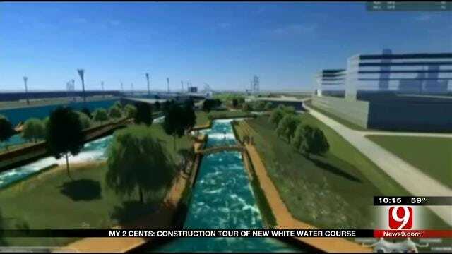 My 2 Cents: Construction Tour Of New White Water Course
