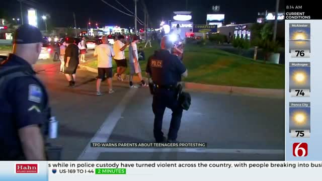 Tulsa Police: Teens, Young Adults Causing Issues At Protests