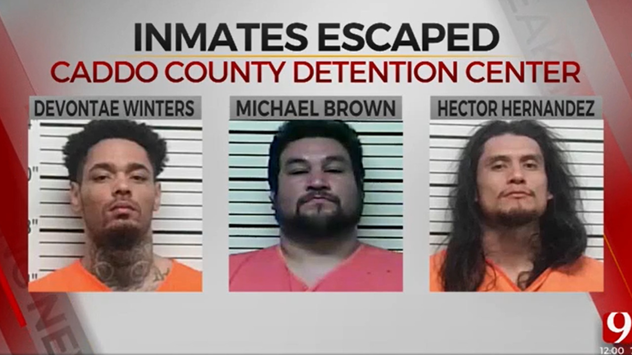Caddo Co. Sheriff Searching For 3 County Jail Escapees
