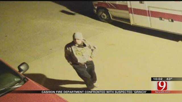 CAUGHT ON CAMERA: Suspect Steals From Cashion FD