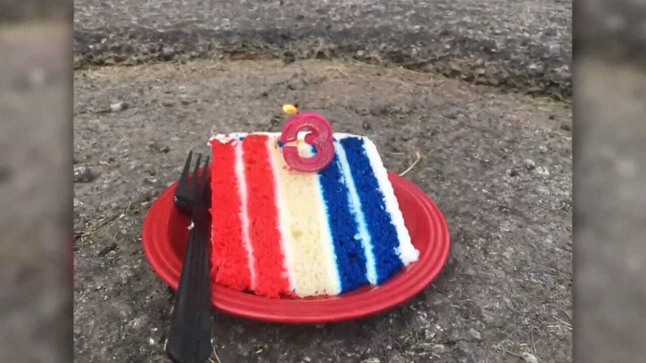 Man Throws Birthday Party For 3-Month-Old Pothole To Get City's Attention