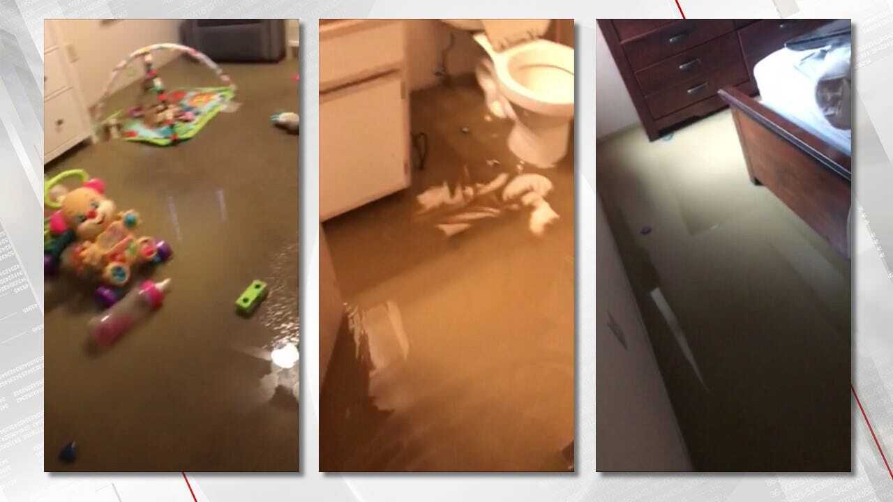 Residents Worried After Broken Pipe Floods Owasso Apartments