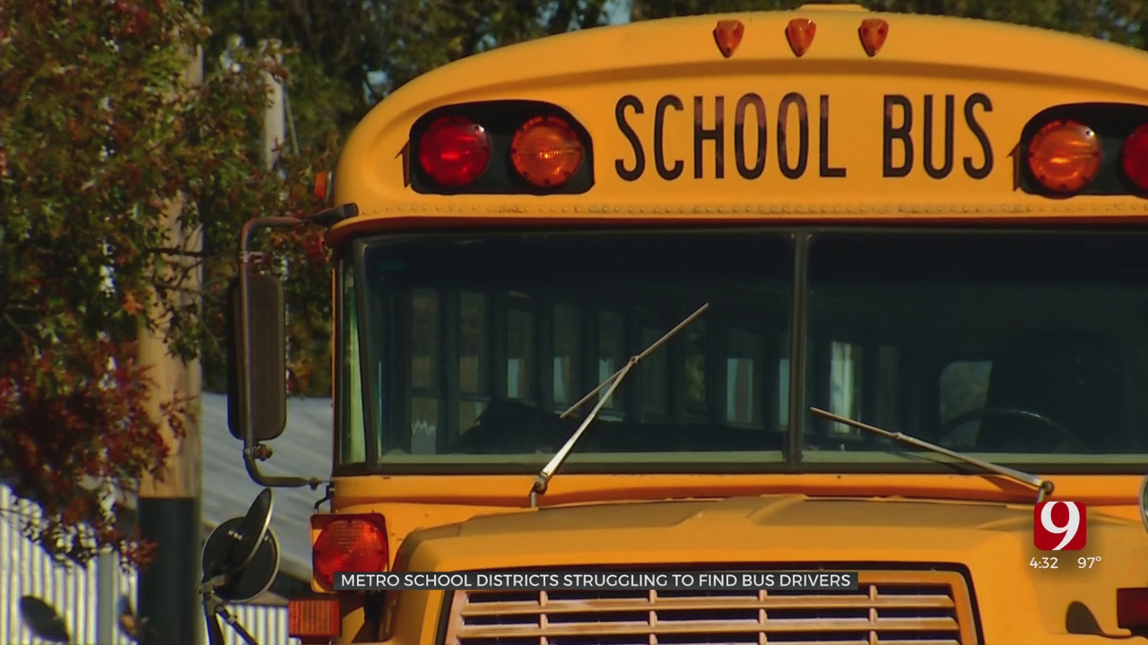 OKC Metro School Districts See Bus Driver Shortage