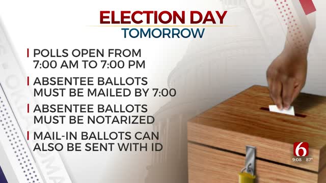 Oklahoma Primary Election Tuesday, Thousands Of Absentee Ballots Expected