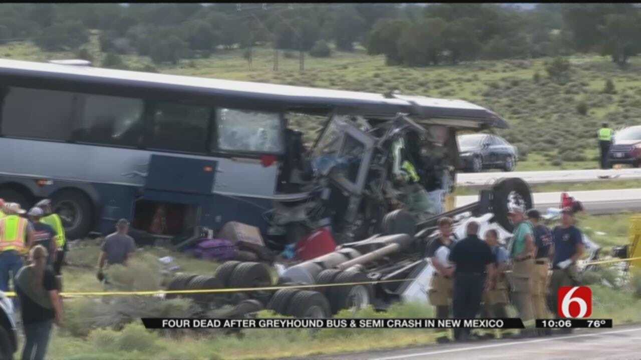 Bus That Crashed In New Mexico, Killing At Least 6, Made Stop In Tulsa