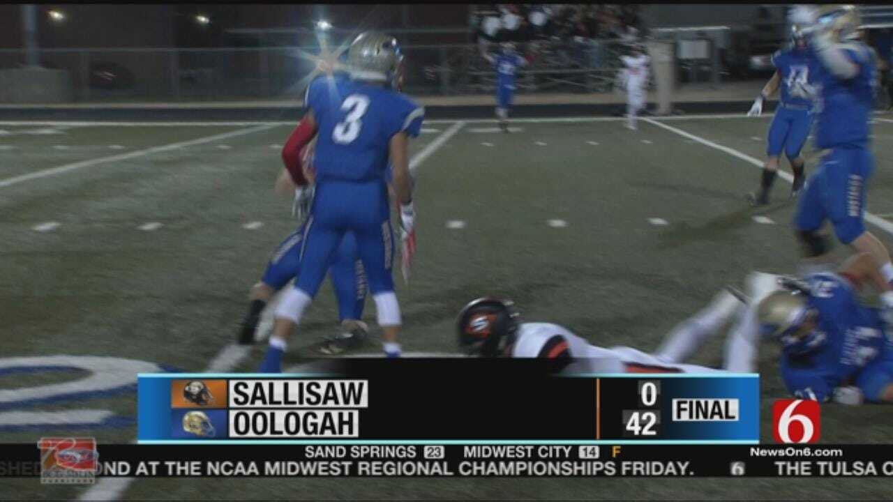 Oologah Overpowers Sallisaw In Opening Round Of Playoffs