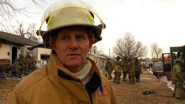 WEB EXTRA: Tulsa Fire District Chief Brian Hickerson Talks About Fire