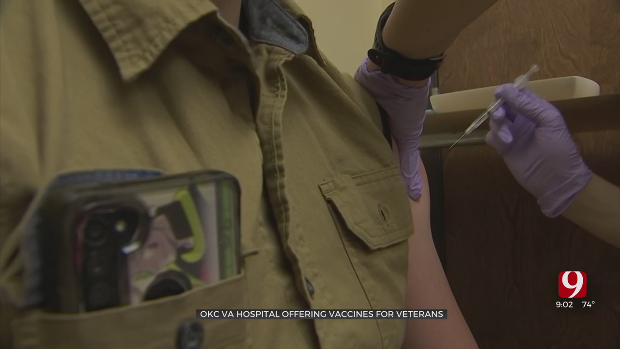 Oklahoma City VA Works To Get Veterans Their Booster Shots 