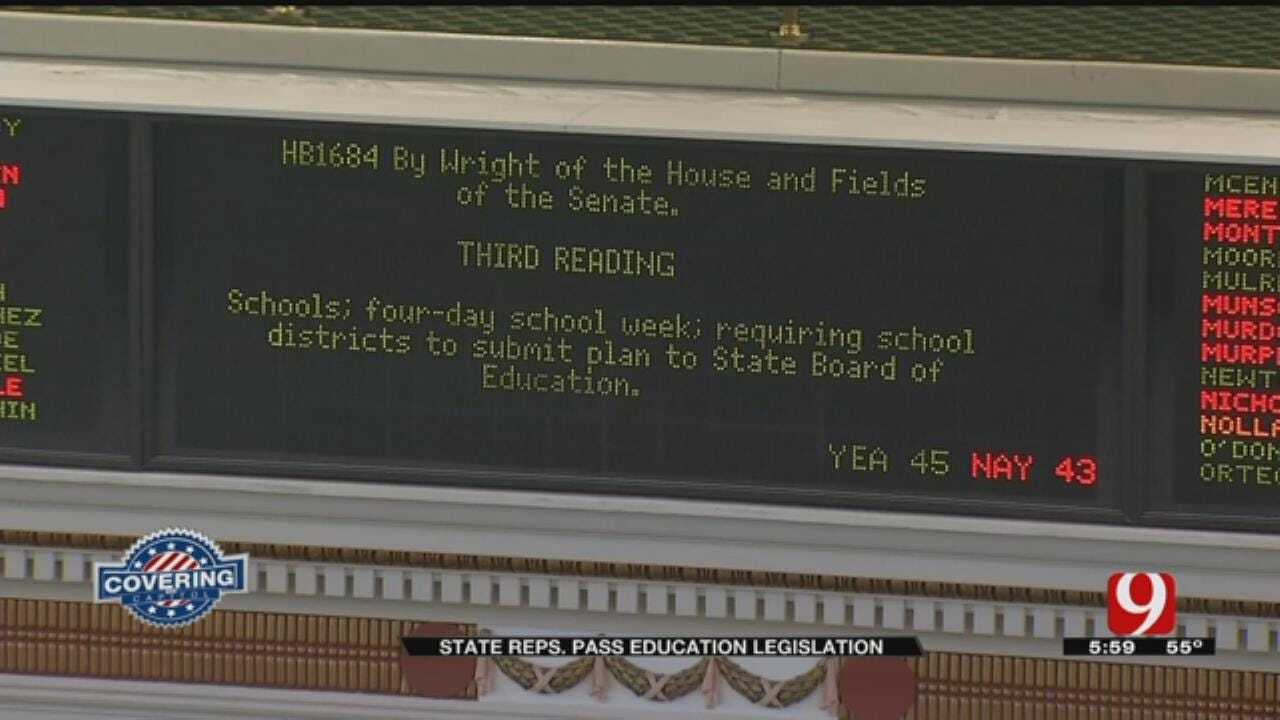 Reps. Pass Education Legislation Before Five-Day Weekend