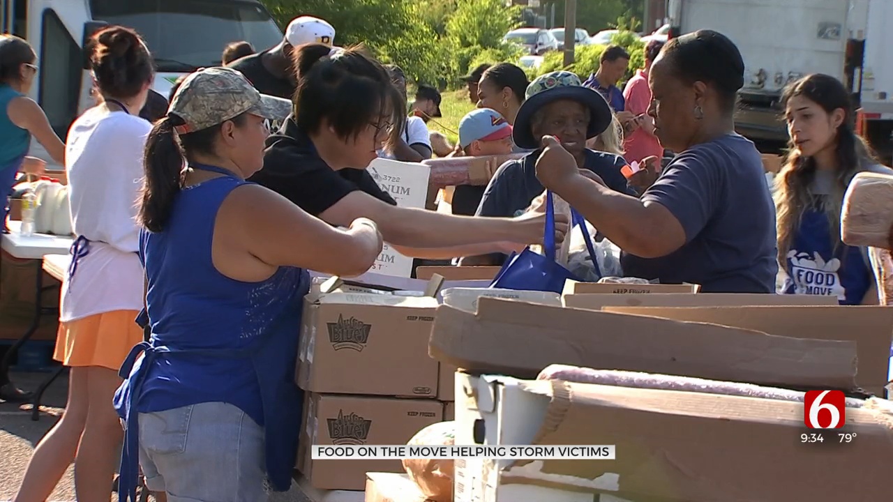 Food On The Move And Partners Help Feed Storm Victims In Green Country