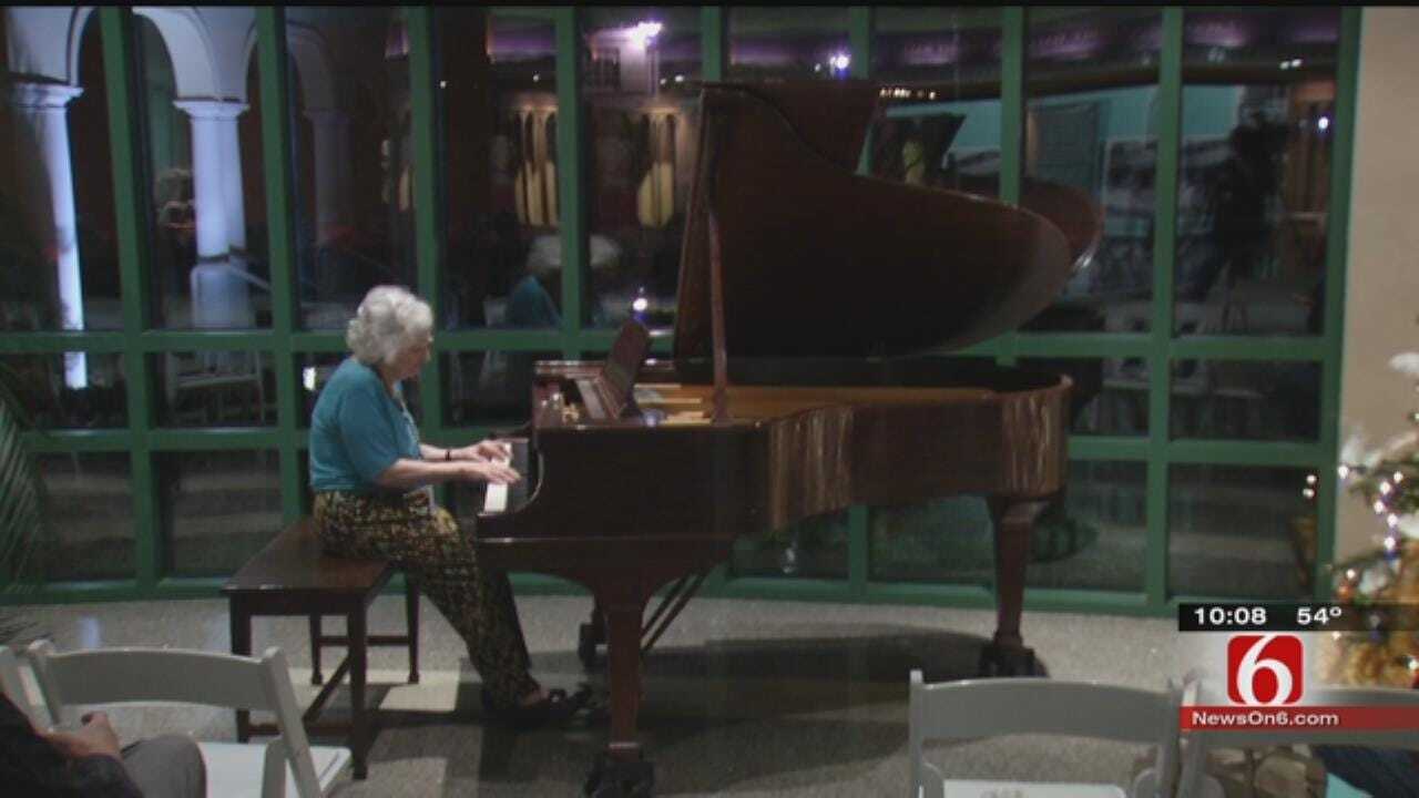 100-Year-Old Pianist Plays 100-Year-Old Piano At Tulsa Historical Society