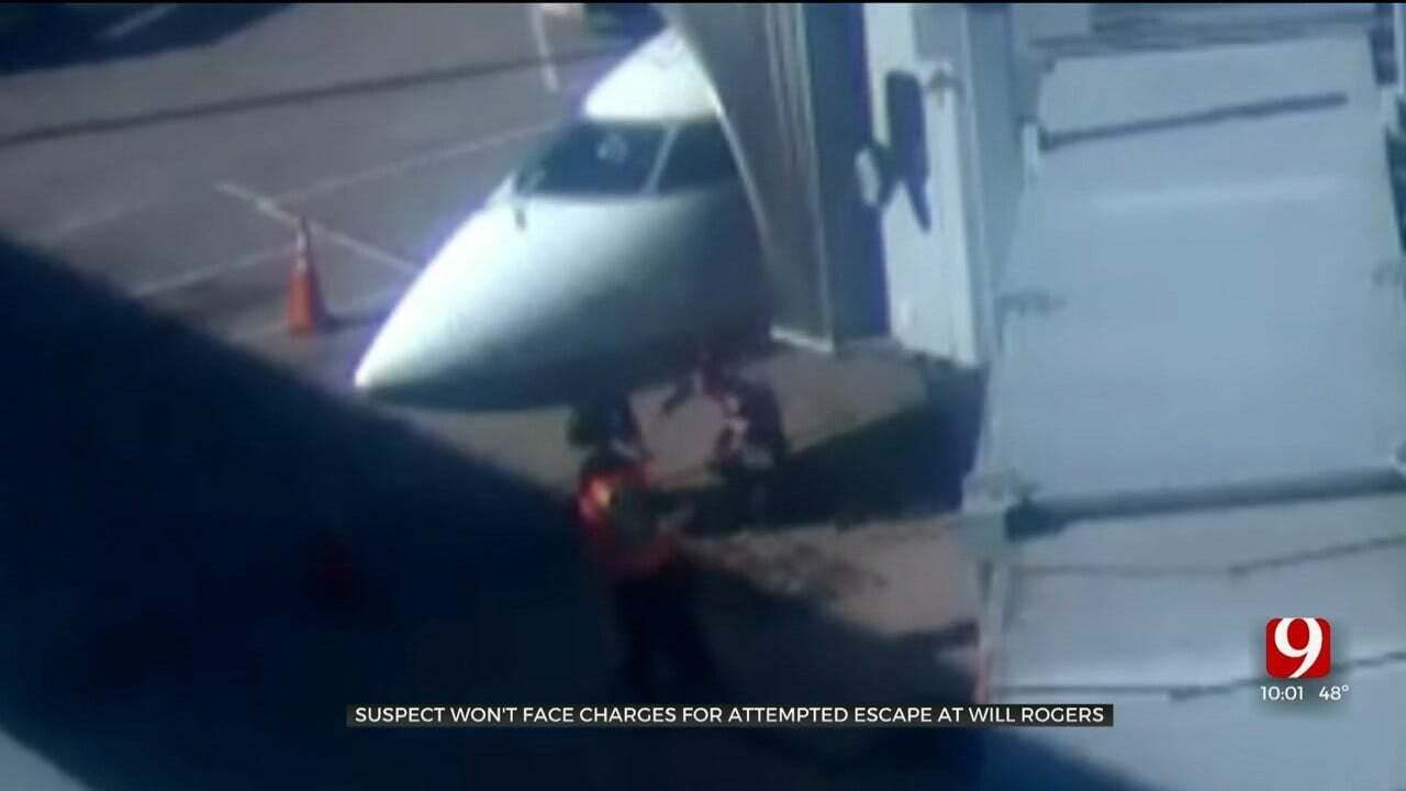 Suspect Won't Face Charges For Attempted Escape At Will Rogers World Airport