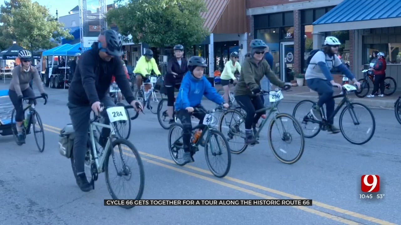 Over 800 Cyclists Come Together For 2nd Annual Cycle 66 In Edmond
