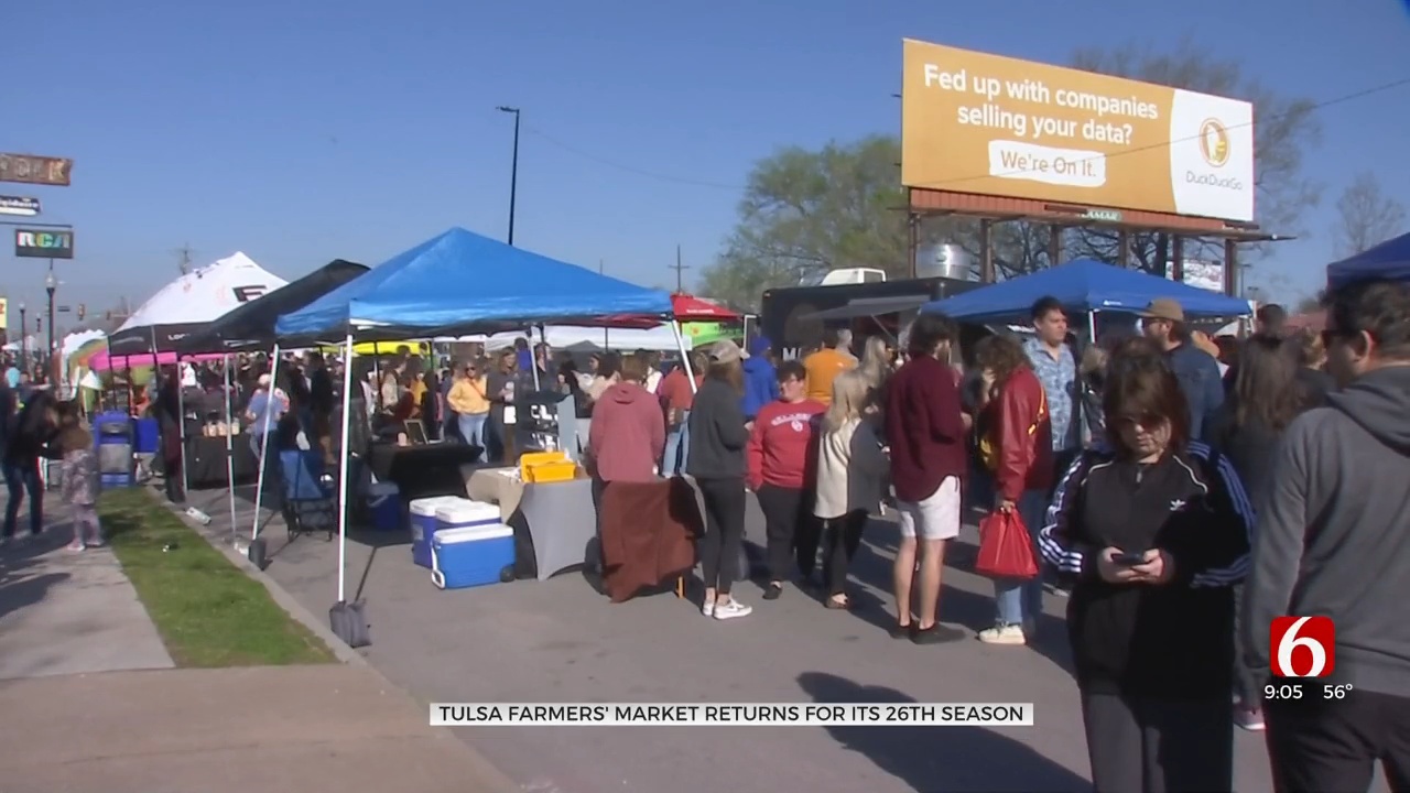 Tulsa Farmer's Market Opens For 26th Season Saturday