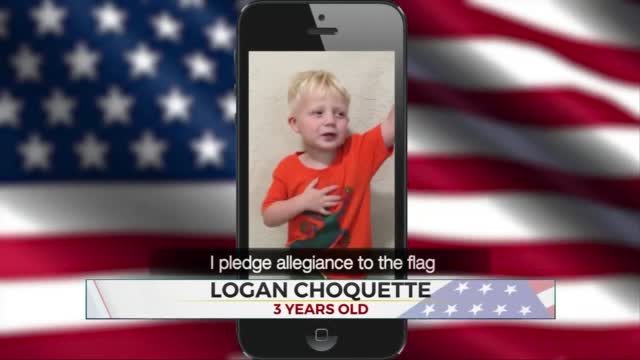 Daily Pledge: 3-Year-Old Logan 