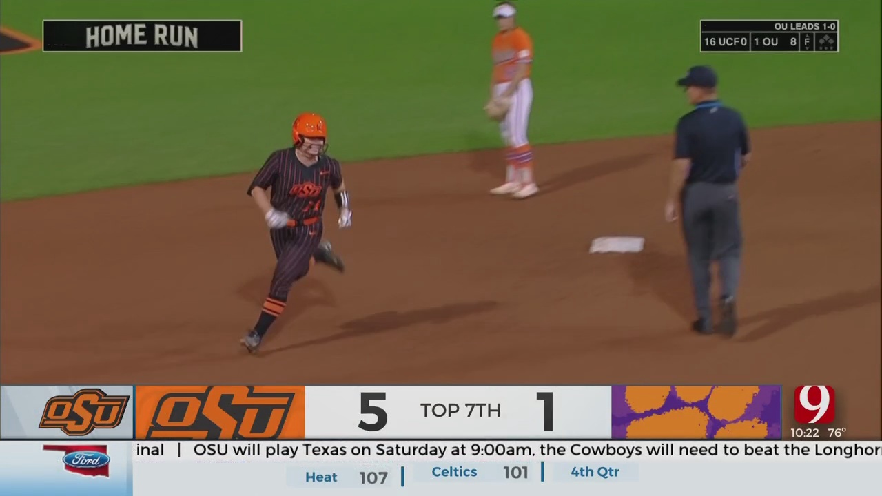 Cowgirls Punch Their Ticket To The WCWS, Beat Clemson 5-1 