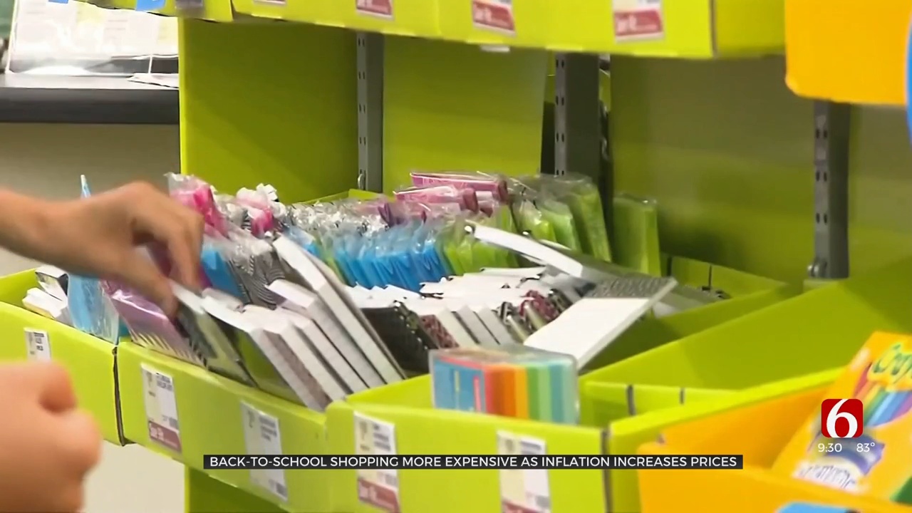 Back-To-School Shopping More Expensive As Inflation Increases Prices