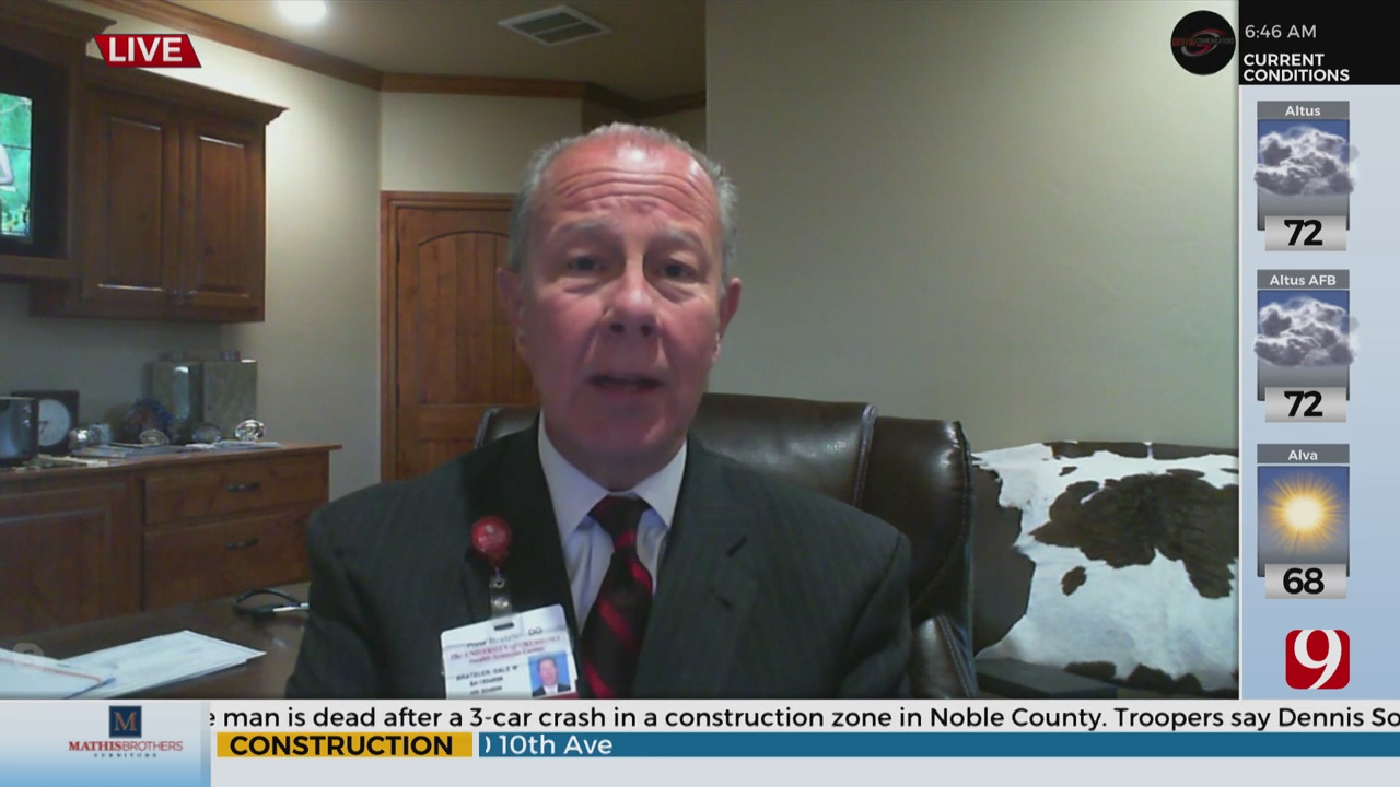 Watch: OU Med’s Dr. Bratzler On Surge Of COVID-19 Cases In Okla.
