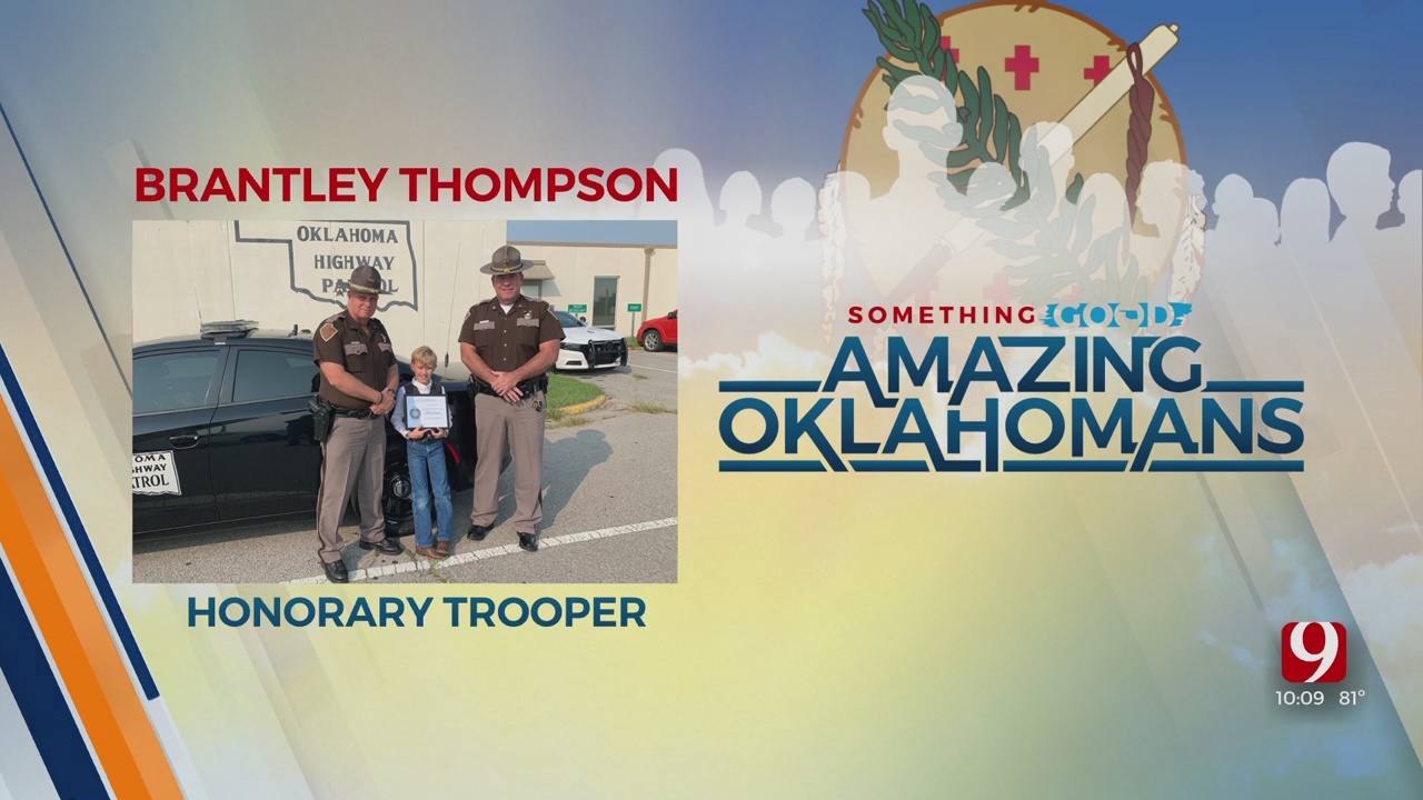 Amazing Oklahoman: Honorary OHP Trooper Brantley Thompson